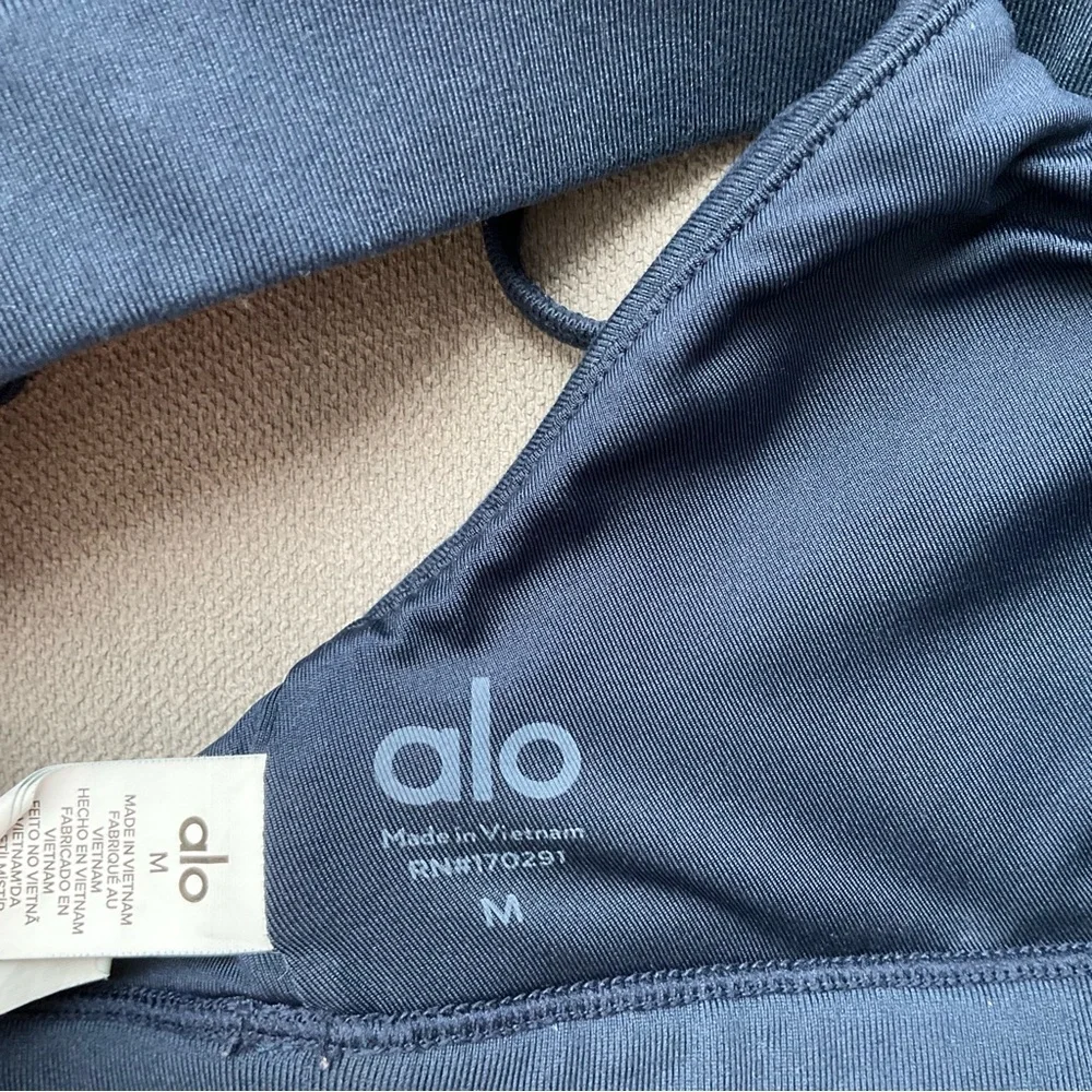 Alo Yoga Splendor Bra Navy/White M